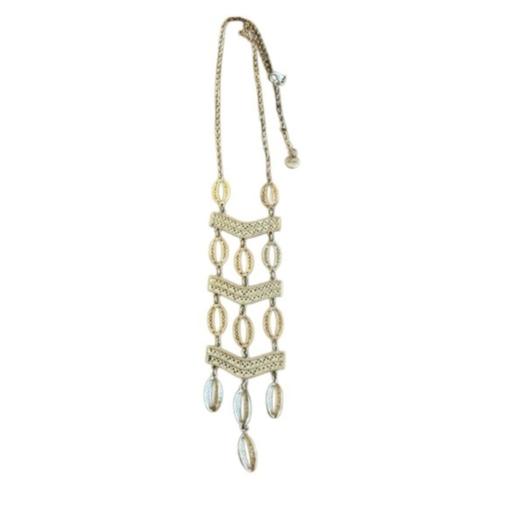 Stella & Dot Gold Statement Necklace